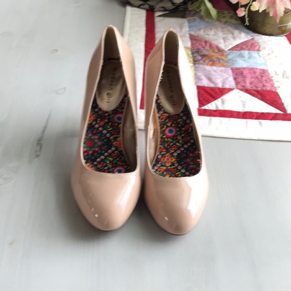Madden girl nude size 8.5 heels